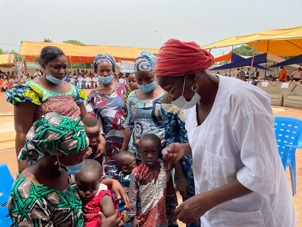 Benin vaccination during meningitis campaign