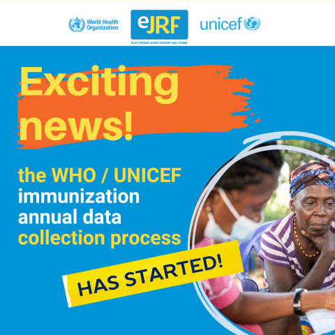 The WHO/UNICEF Immunization Annual Data Collection Process has started!