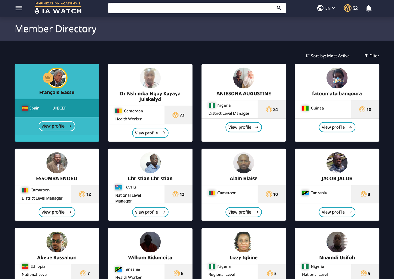 member directory small
