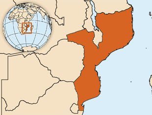 mozambique map