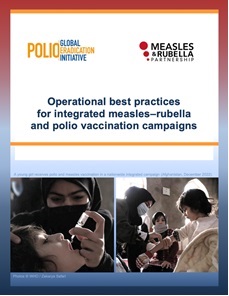 Operational guidance measles rubella polio