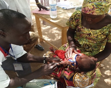 Vaccination dans un centre de santé district de Fianga province Mayo Kebbi Est