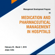 International Training Program on Medication and Pharmaceutical Management in Hospitals from February 25 - March 1, 2019