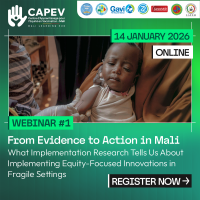 Mali Learning Hub - Webinar #1 — From Evidence to Action in Mali